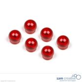 Whiteboard magnet 15mm ball red
