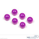 Whiteboard magnet 15mm ball purple