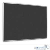 Pinboard Bulletin Linoleum Anthracite 45x60 cm