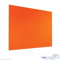 Pinboard Frameless Bright Orange 90x120 cm (W)