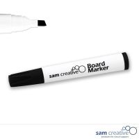 Whiteboard marker regular chisel tip black