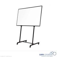 Mobile universal whiteboard stand medium black