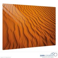 Whiteboard Glass Solid Desert 50x50 cm