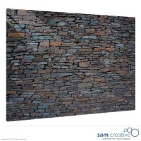 Whiteboard Glass Solid Stone Wall 60x90 cm