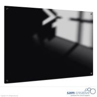 Whiteboard Glass Solid Black Magnetic 30x45 cm