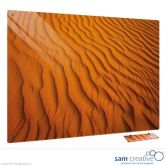 Whiteboard Glass Solid Desert 60x90 cm